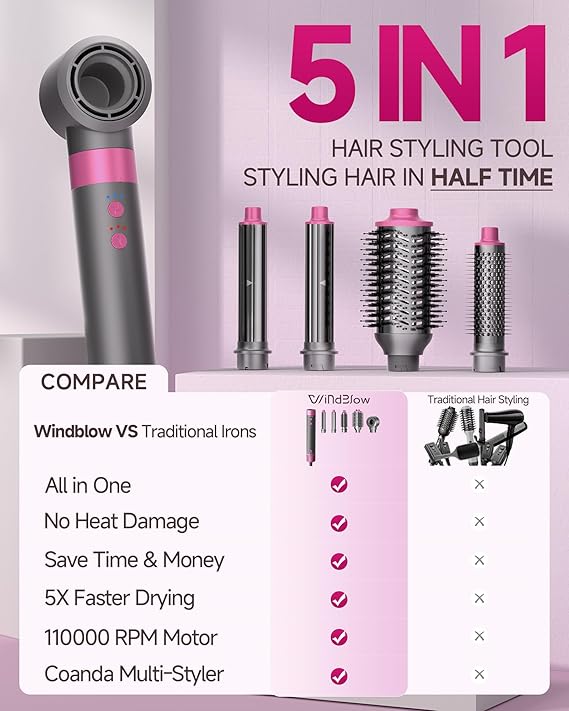 5 in 1 Hair Air Dryer